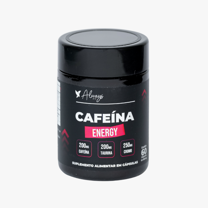 Cafeína Energy - Cafeína 200mg, Taurina e Cromo